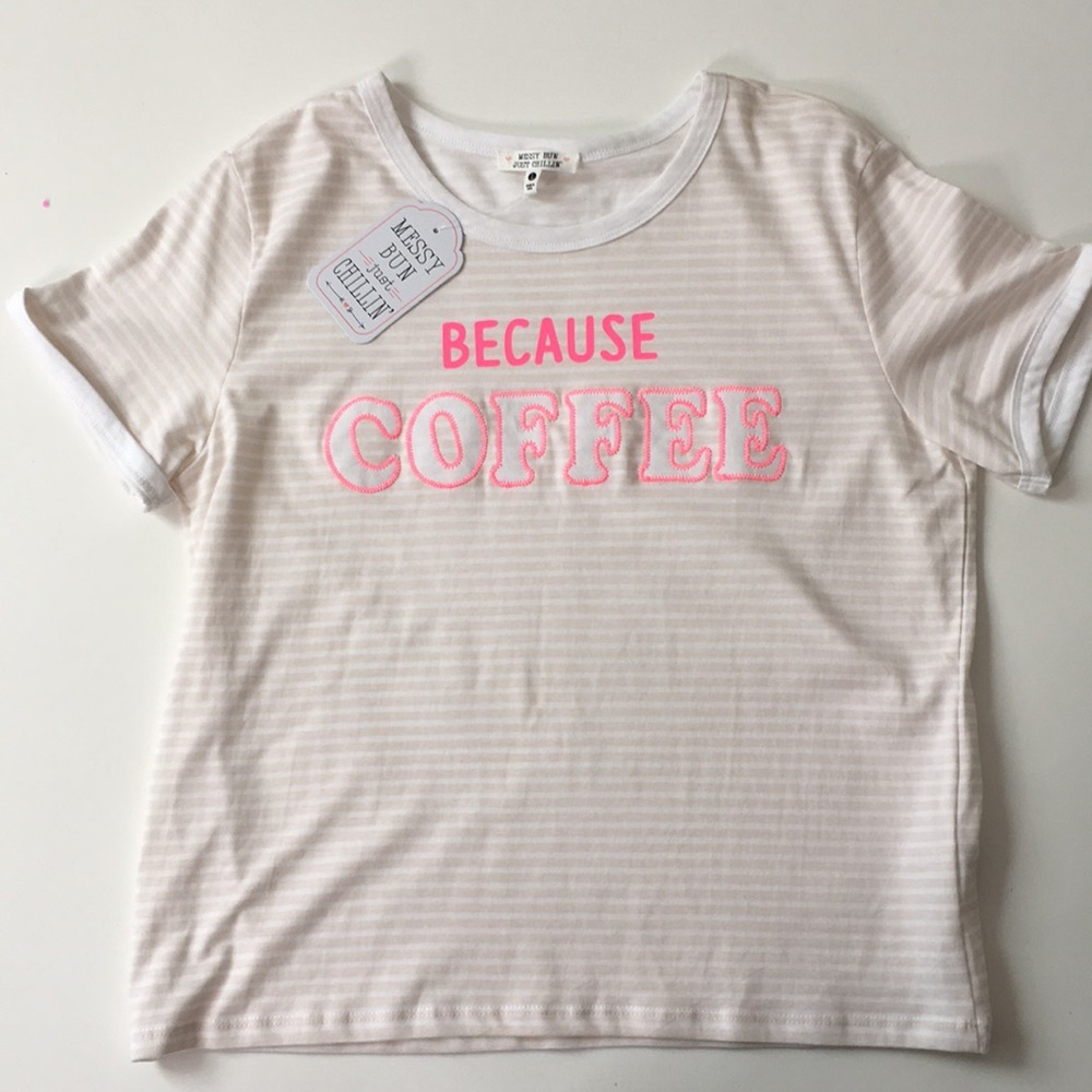 Because Coffee lounge shirt